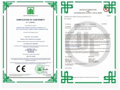 UL listed halogen infrared lamp for PET blowing machine certificate from Shanghai Heat Element Electric & Lighting Co., Ltd.