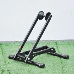 Black Powder Coating Safety Foldable Retail Bicycle Display Rack - Image 4