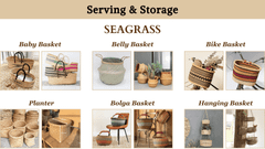 Handwoven Natural Seagrass Basket - Sustainable & Stylish Storage from Vietnam - Image 5