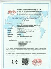 CE-EMC for IFP certificate from Mitechnic Co., Ltd