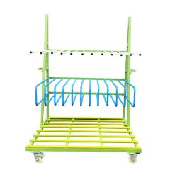 2024 New 1100lb Load Capacity Finished Board Panel Sheet Product Transport Storage Rack with Four Wheels and Simple Handle - Foshan Shunjie Doors Windows Machinery Equipment Co., Ltd.
