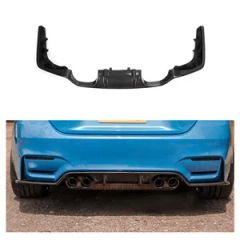 Dry Carbon Fiber Rear Bumper Lip Diffuser Spoiler Splitter for BMW F80 M3 F82 F83 M4 2014 2020 3D Style Car Back Bumper Lip - Qingyuan Huazhongye Auto Accessories Co., Ltd