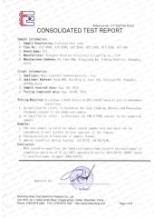 CE for lamp certificate from Halo-Infrared Technologies Co., Ltd.