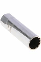 14 mm plug socket Size 3/8x14mm length Approx. 6.3cm/2.48 Material Chrome vanadium - Image 3