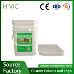 for Sale 1L - 5L Clear Food Grade Container Square Plastic Bucket Pail for Food Packing Custom Logo Colors - Image 4