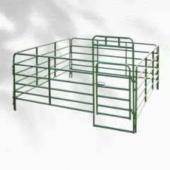 Portable DIY Farm Fence Modular Design for Temporary Horse Racetrack Enclosure - Image 5
