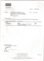 Environment evaluation certificate certificate from Hangzhou Fuhan Garment Accessories Co., Ltd.