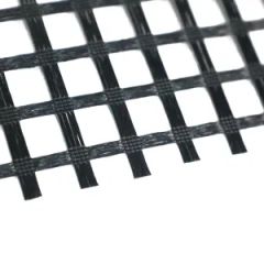 Bitumen Coating Road Paving Material Fiberglass Geogrid Width 1-6m Color Black Origin China Size 50X50kN/M HS Code - Image 1