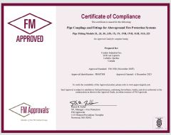 FM CERTIFICATE certificate from HENAN CONDOR MACHINERY IMP.& EXP. CO., LTD