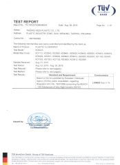SVHC Certification certificate from Taizhou Kedi Plastic Co., Ltd.