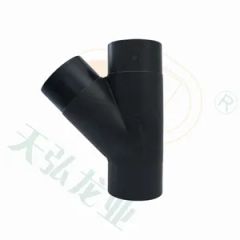 High-Quality Butt Fusion Plastic Tee for HDPE Water Systems Pressure Pn16 Model NO. LY1502 Raw Material PE100 HS Code 3917400000 - Image 2