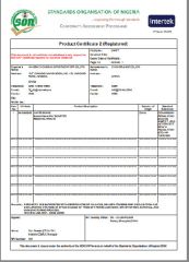 SONCAP certificate from NINGBO ZHONGRUI IMPORT & EXPORT CO., LTD.