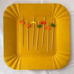 Disposable Bamboo Bar Tools Fruit Pick Skewer Sustainable Yes Biodegradable Yes HS Code 4421911090 Heat Resistance Yes FSC Confirm with FSC - Image 1