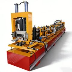 Metal CZ Channel Steel Frame Cpurlin Roll Forming Machine PLC Adjust Size Tile Making Machinery - Image 1