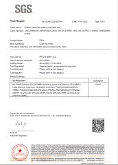 FR4  Lead-free RoHS test report certificate from Finest Printed Circuit Board Ltd.