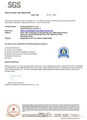 SGS certificate from Unilong Industry Co., Ltd.
