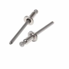 Polished Stainless Steel Caparo SS Pop Rivets Brand Caparo Finish Polished Grip Range 0.5 mm Packaging Type Box Rivet Diameter 1/4 - Image 1