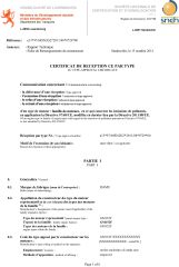 Emission certificate from Zhejiang Passion Import and Export Co., Ltd.