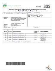 SGS Certificate certificate from Shenzhen Sailing Paper Co., Ltd.