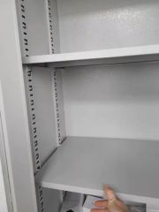 Simple Glass Locker File Cabinet Metal Fireproof Filing Cabinets for Office - Image 3