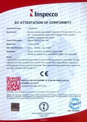 CE certified enterprises certificate from Beijing Zhongli Machinery Science & Technology Co., Ltd.