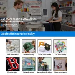 Cheap Commercial Digitizing Sewing Computerized Quilting Embroidery Machine - Image 5