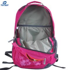 Big Capacity Functional Daily Convenient Pink Laptop Backpack - Image 5