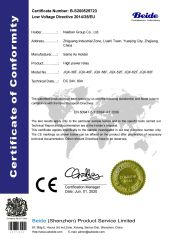 CE Certificate for power relay certificate from Naidian Group Co., Ltd.