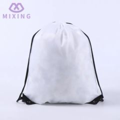 Wholesale 210d Sports Waterproof Polyester Nylon Drawstring Backpack Promotional for Kids - Image 4