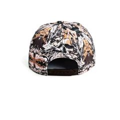Custom Embroidery Logo Flat Bill Unstructured 5 Panel Cap Cotton Snapback Hats Unstructured Flat Bill Snapback Caps - Image 4