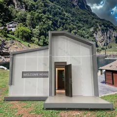 Aluminum Plate Steel Frame Prefab Modular Tiny House Villa Customized Prefabricated Home Tiny Mobile Prefab Modular House - Orient Gs Housing International Engineering Co., Ltd.