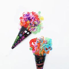 Colorful Streamer Pull Pop Confetti Poppers Hand Throwing for Celebrations Wedding Party - Image 2