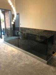 Grey Color Aluminium Balustrade Profile Origin China HS Code 76101000 Trademark Forward Material Aluminum Certification ISO9001 - Image 1