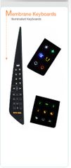 Illuminated Keyboards Illumination Method El Lamps, Leds, Lgf Intended Application Military, Medical, Human – Machine - Image 1