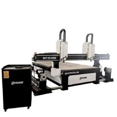 Art 2040 CNC Router Two Rotary High Efficiency Woodworking Machine - Jinan Artech Machinery Co., Ltd.