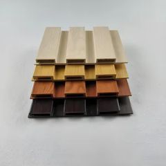 Limited Time Promotion Vertical Exterior Cladding 3D WPC Panel Wall - Image 4