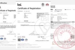 certificates certificate from Shanghai Baori Steel Industries Co., Ltd.