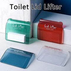 Plastic Toilet Seat Lifter Color White Shape Square Material Plastic Installation Method Self-adhesive 3m Tape Comfort Level More Comfortable Riding - Image 2