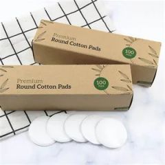 Cosmetic Make up Remover Pads Disposable Origin China Trademark RIWAY HS Code 6307100000 Material 100% Cotton Specification 100pcs - Image 4