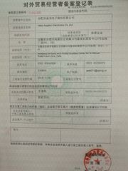 License Photo certificate from Hefei Angelon Electronics Co., Ltd.