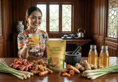 Herbal Tea : Ingredient (red ginger, turmeric, lemongrass, galangal) - Image 3