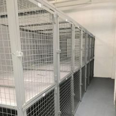 Single Tier and Double Tier Welded Wire Mesh Storage Lockers - Image 2
