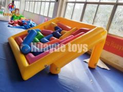 8FT Team Building Inflatable Game Inflatable Puzzle Blue Games - Image 4