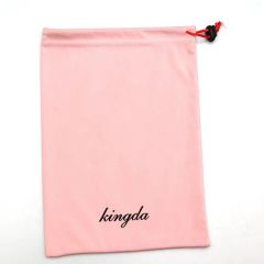 High Grade Soft Jewelry Velvet Bags Custom Drawstring Closure Flannel Velvet Gift Pouches - Image 6