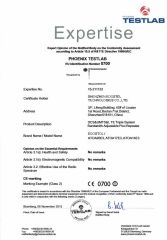 CE Expertise certificate from Shenzhen Boostel Technologies Co., Ltd.