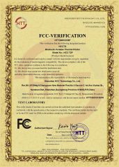 HCC-T2P-FCC certificate from Shenzhen HCC Technology Co., Ltd.