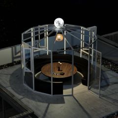 High Strength Aluminum Outdoor Prefabricated Restaurant Aluminum Alloy Frame and PC Board Roof Restaurant - Image 1