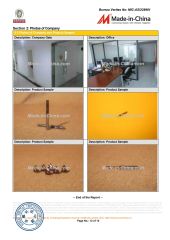 BV Certificate of Cutting Tool 4 certificate from Dalian Heshe Trading Co., Ltd.