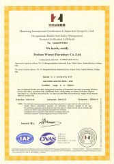 certification2 certificate from Foshan Womei Furniture Co., Ltd.