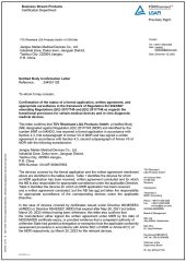 Our certificates certificate from Jiangsu Meilan Medical Devices Co., Ltd